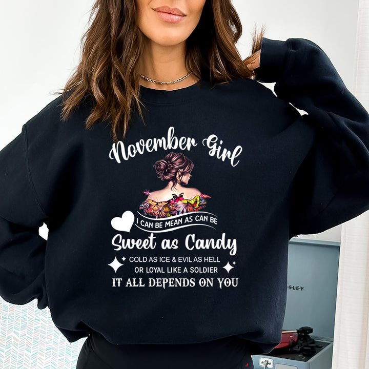 November Girl Sweet As Candy - Cozy & Soft.