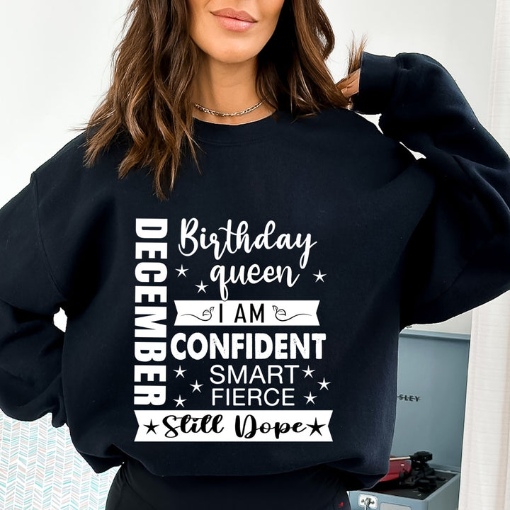 December Birthday Queen - Sweatshirt & Hoodie