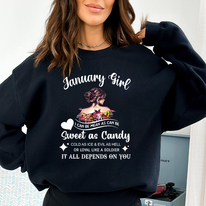 January Girl Sweet As Candy - Cozy & Soft.