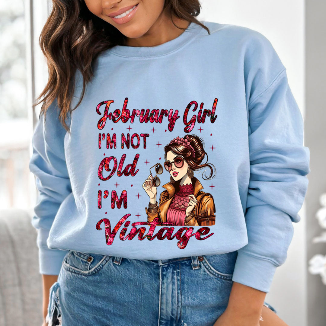 February Girl Vintage - Sweatshirt & Hoodie