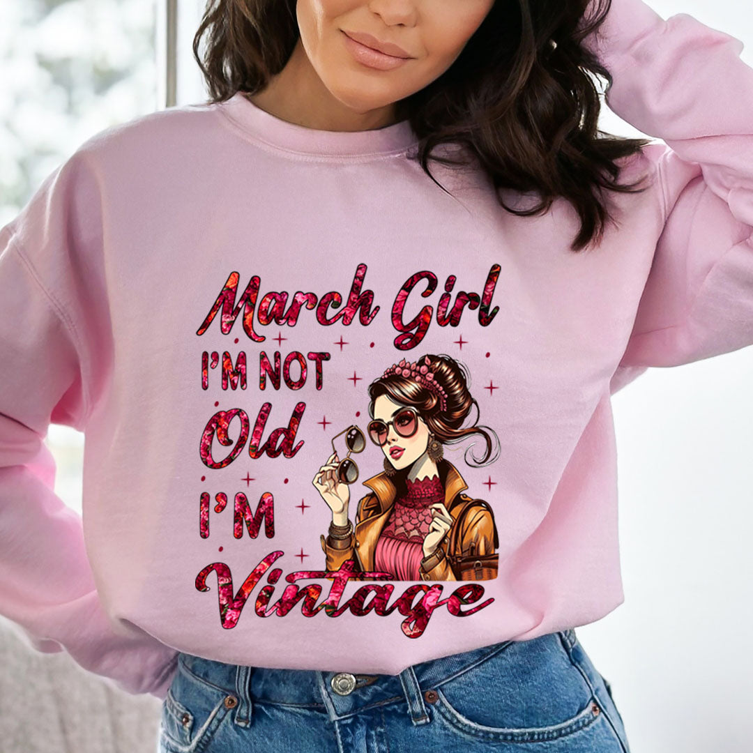 March Girl Vintage  - Sweatshirt & Hoodie