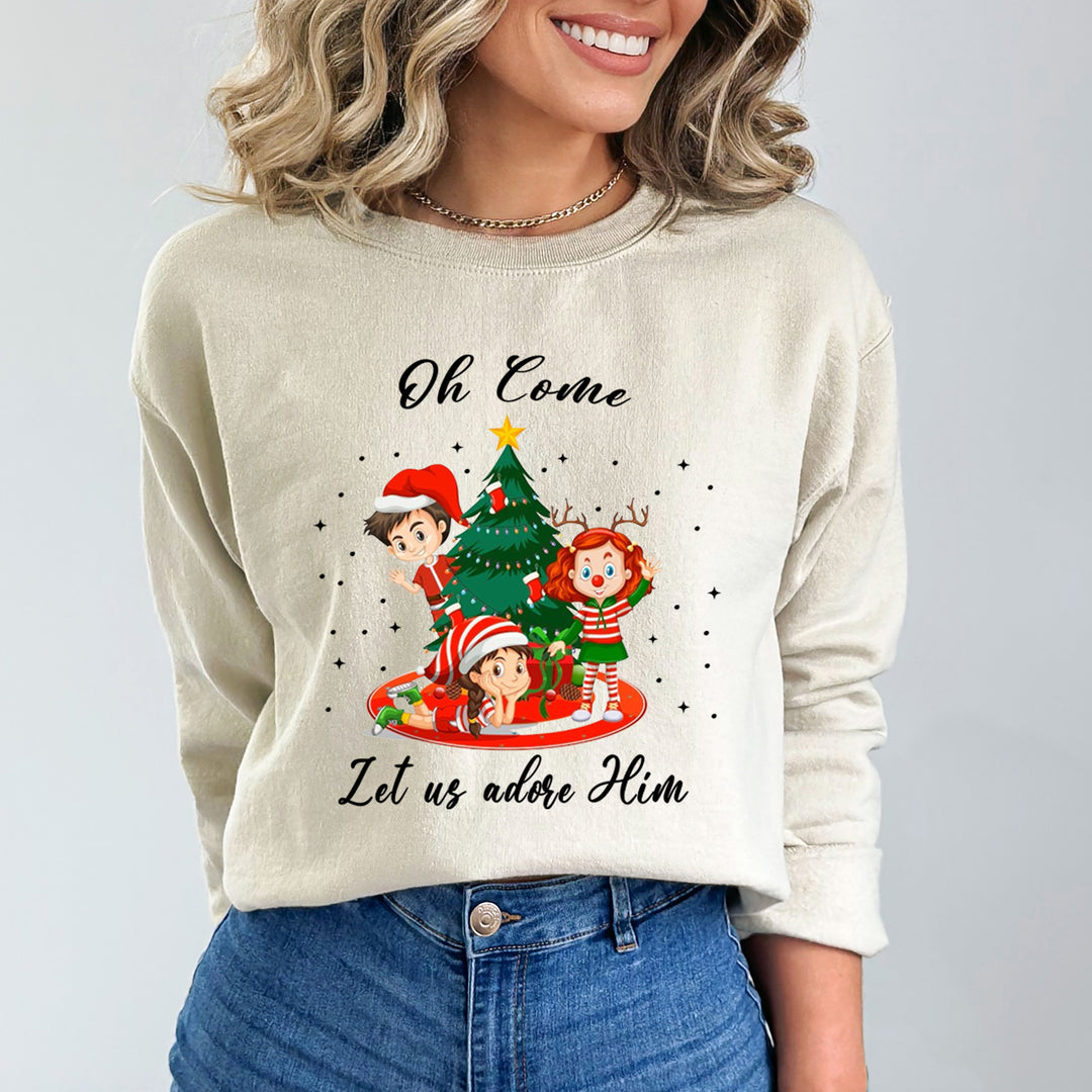 Oh Come Let Us Adore Him - Sweatshirt & Hoodie