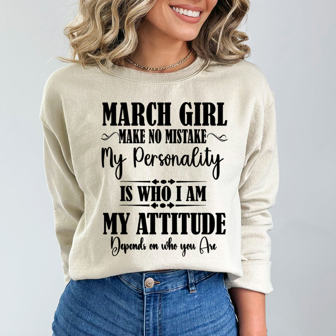 March Girl Make No Mistake - Cozy & Soft.
