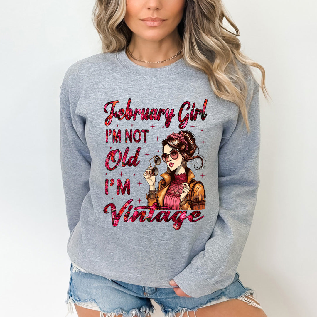 February Girl Vintage  - Sweatshirt & Hoodie
