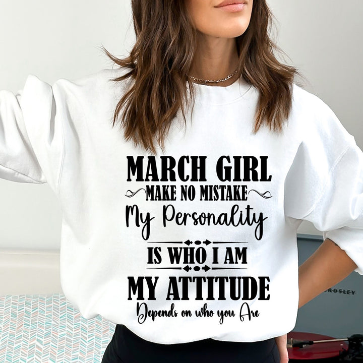 March Girl Make No Mistake - Cozy & Soft.