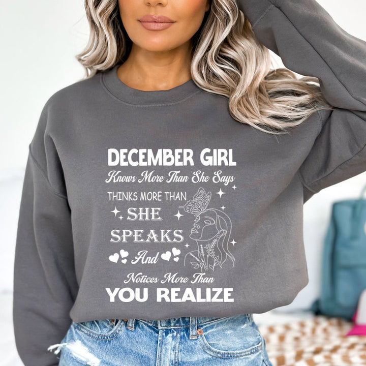 December Girl Notice More Than You Realize  - Cozy & Soft.