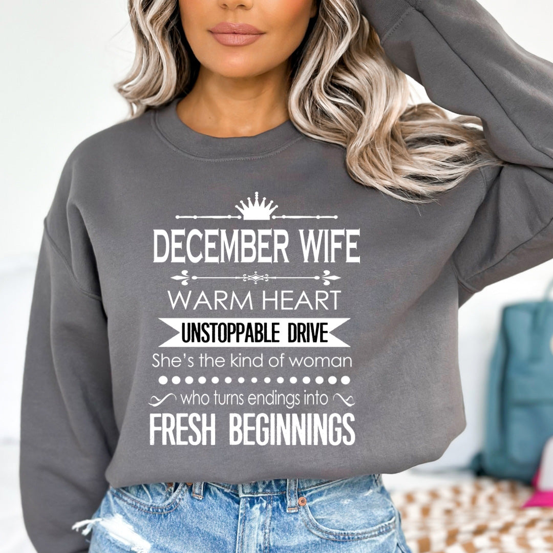 December Wife Unstoppable Drive - Sweatshirt & Hoodie