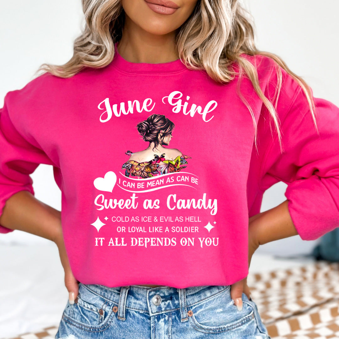 June Girl Sweet As Candy - Cozy & Soft.