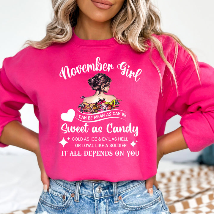 November Girl Sweet As Candy - Cozy & Soft.