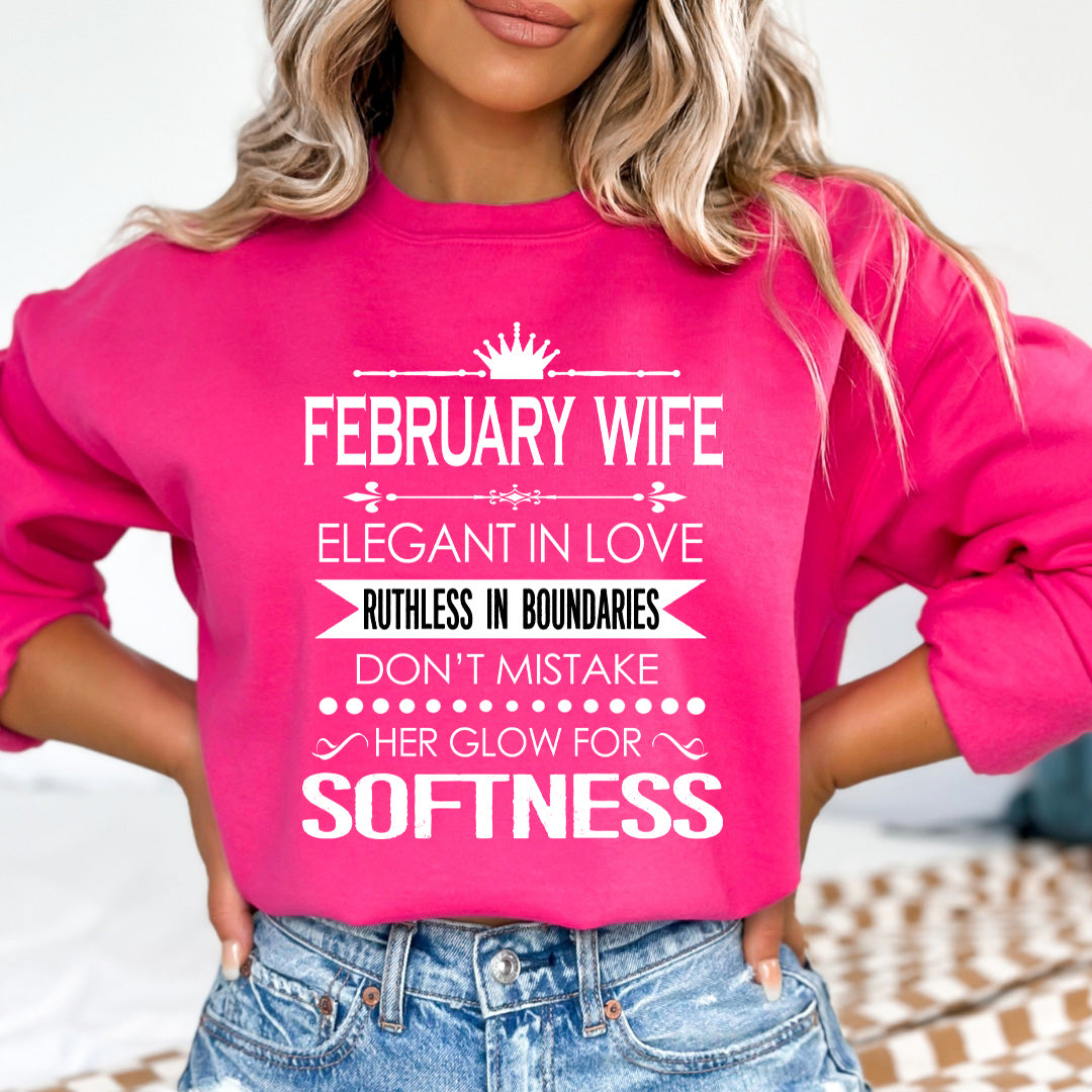 February Wife Ruthless In Boundaries - Sweatshirt & Hoodie