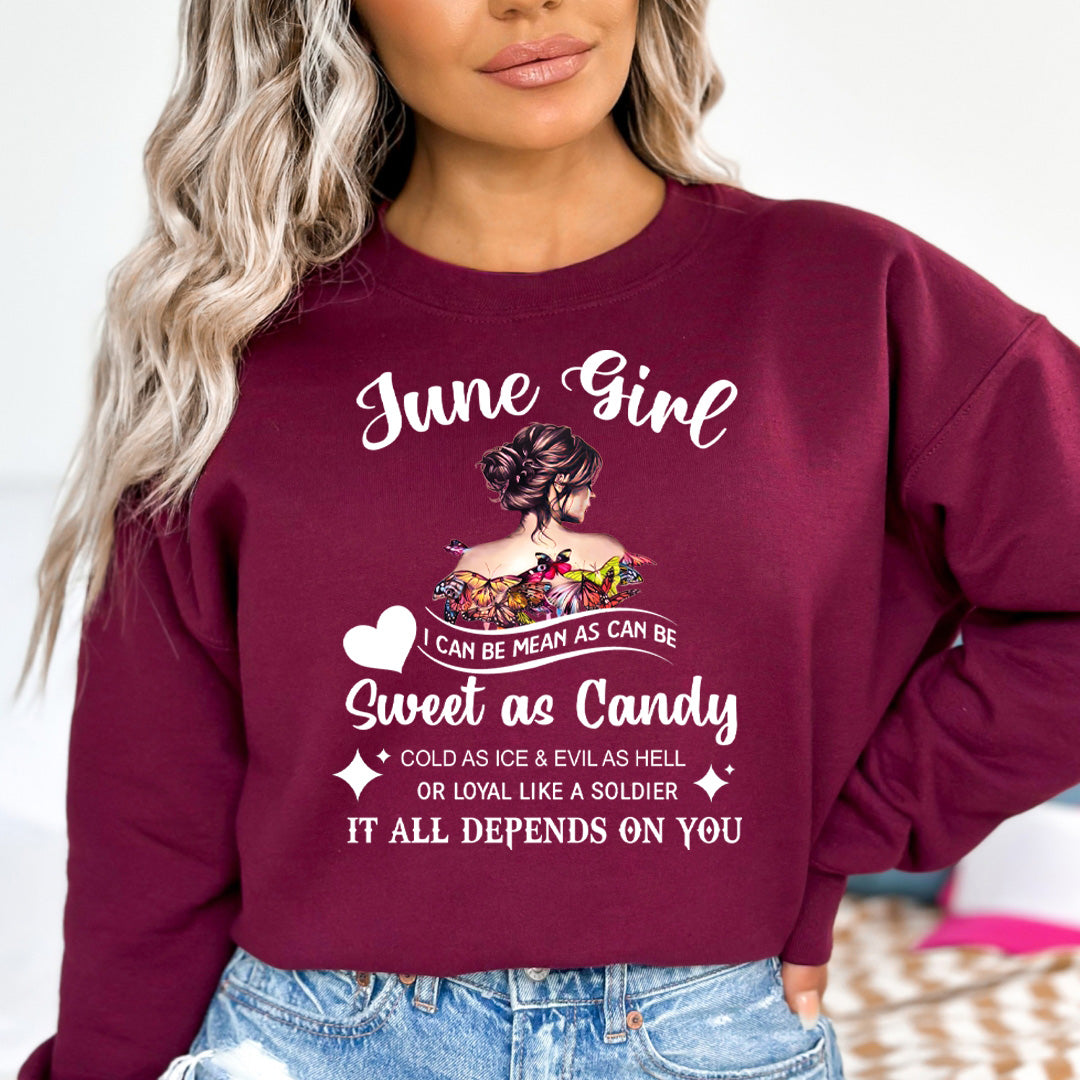 June Girl Sweet As Candy - Cozy & Soft.