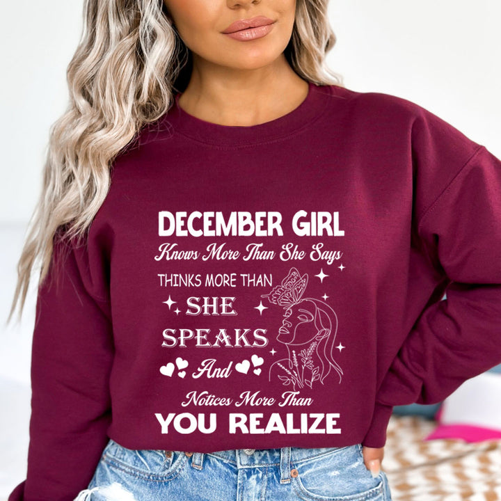 December Girl Notice More Than You Realize  - Cozy & Soft.