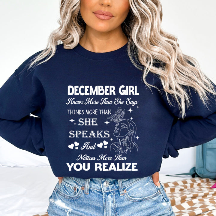 December Girl Notice More Than You Realize  - Cozy & Soft.
