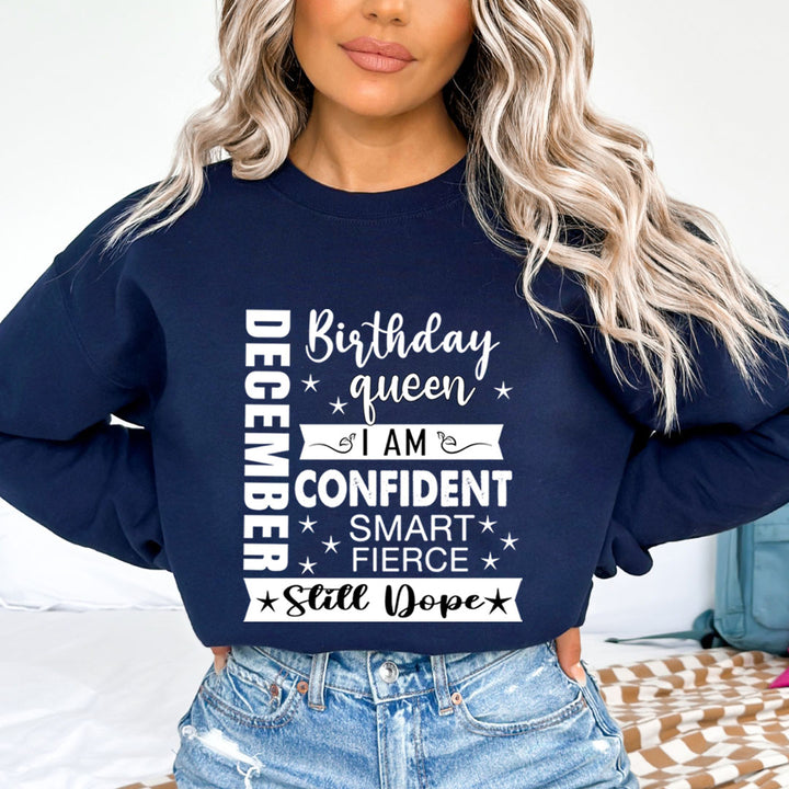 December Birthday Queen - Sweatshirt & Hoodie