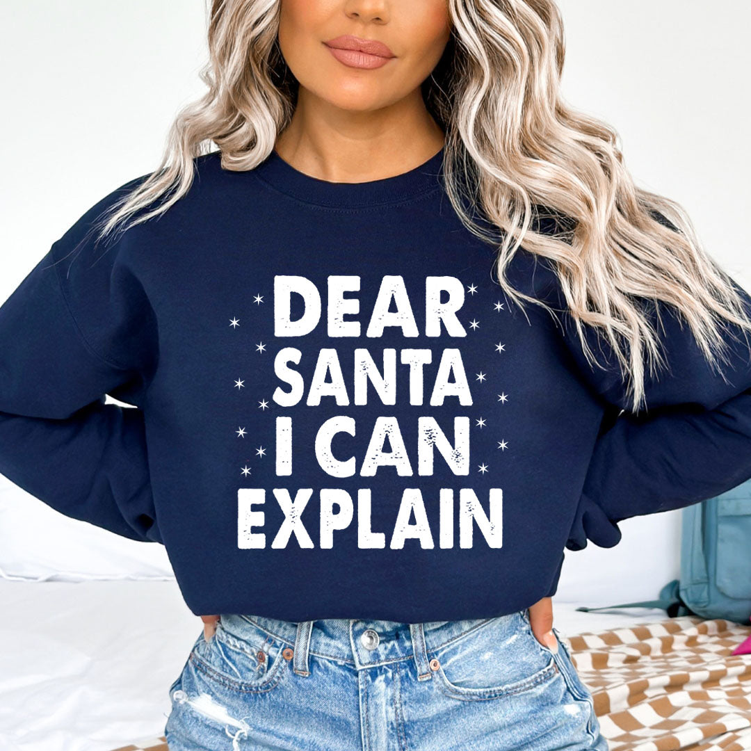 Dear Santa I Can Explain - Sweatshirt & Hoodie
