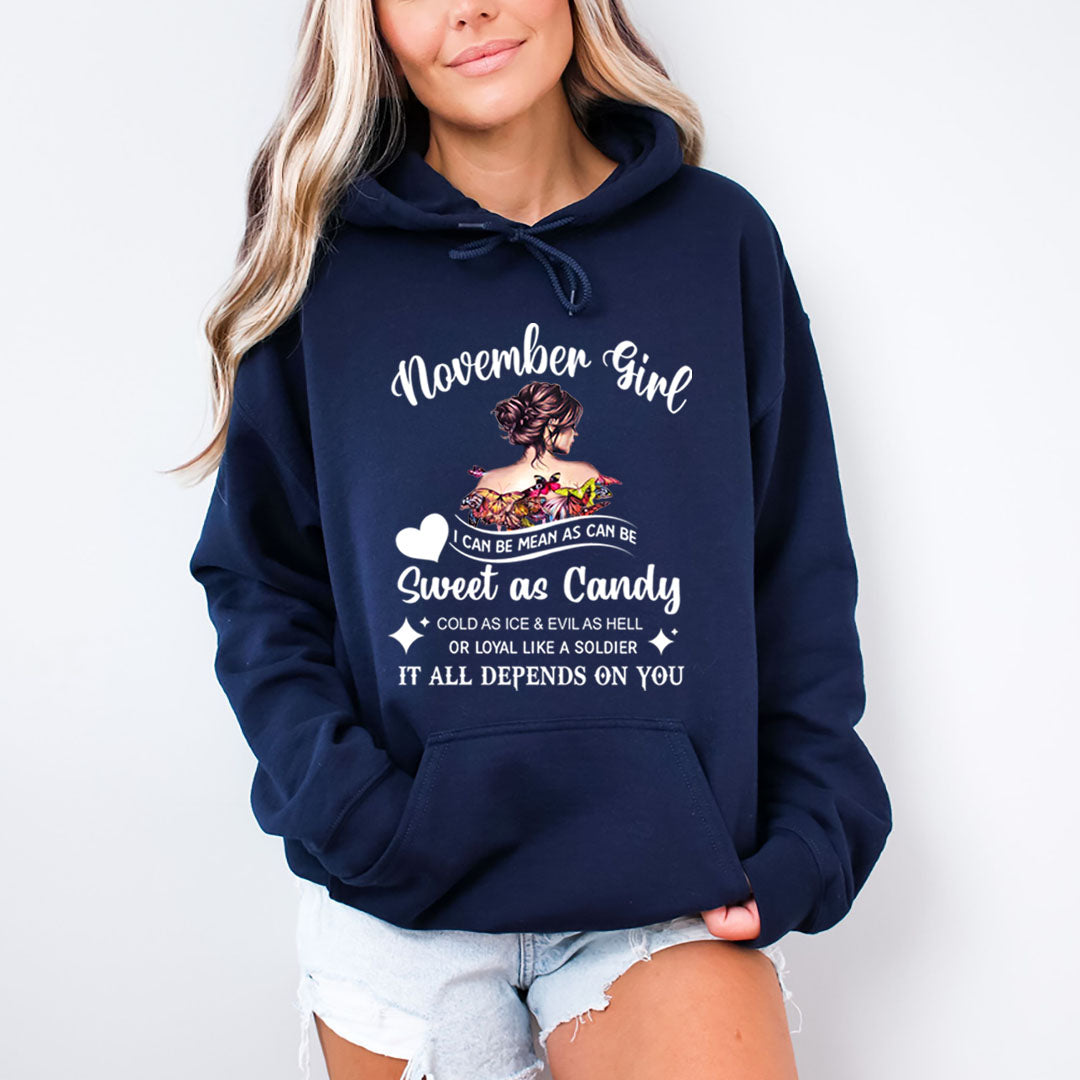 November Girl Sweet As Candy - Cozy & Soft.