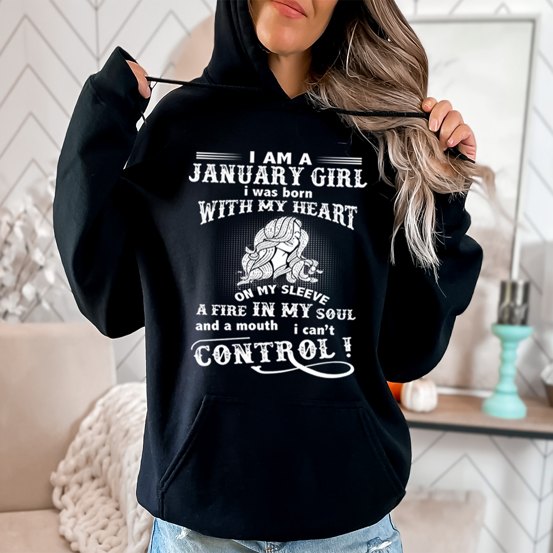 A Fire In My Soul (January Girl ) - Sweatshirt & Hoodie - Cozy & Soft