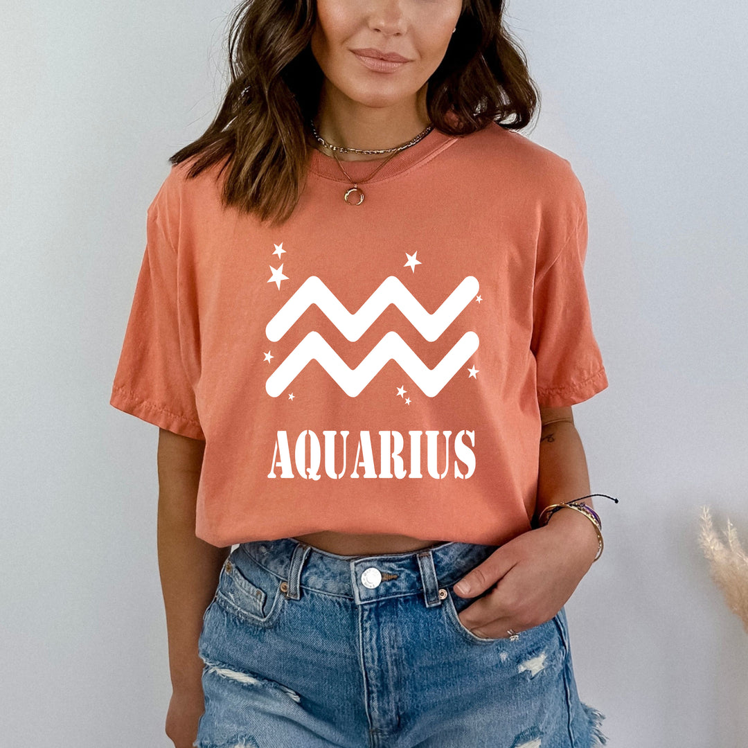 ''Aquarius " Astrological - Bella Canvas