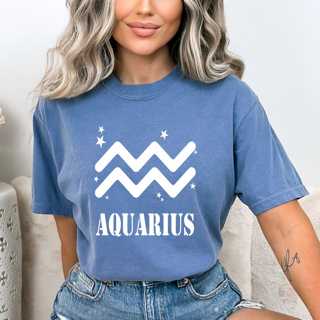 ''Aquarius " Astrological - Bella Canvas