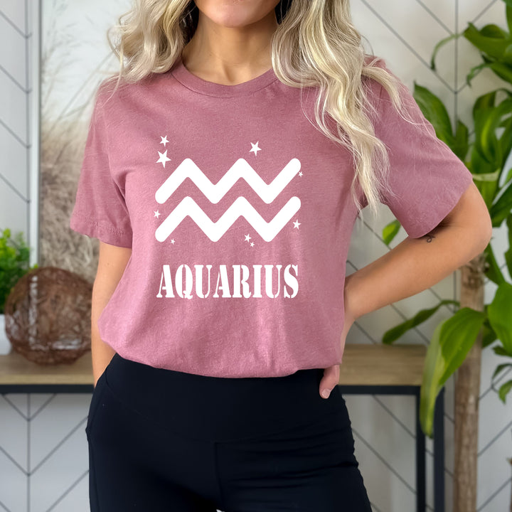 ''Aquarius " Astrological - Bella Canvas