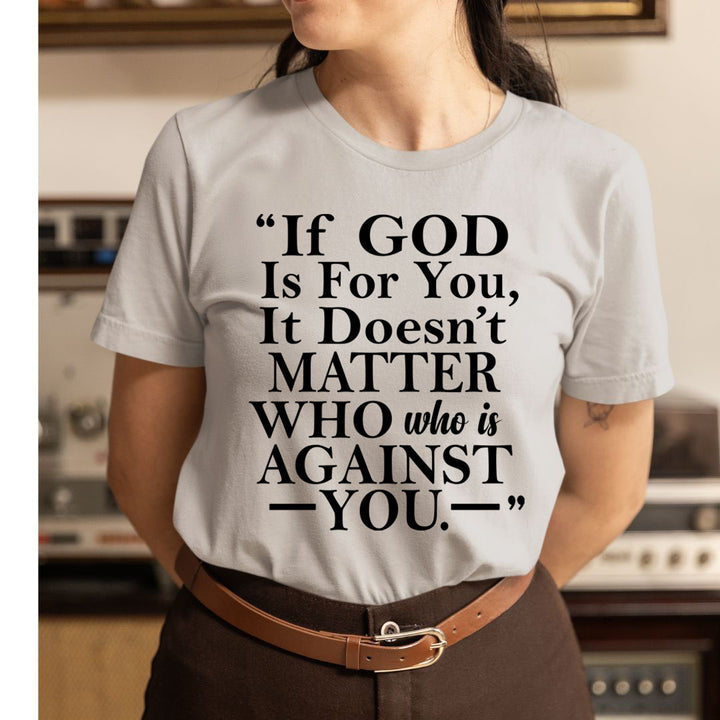 Who Is Against You  - Unisex T-Shirt