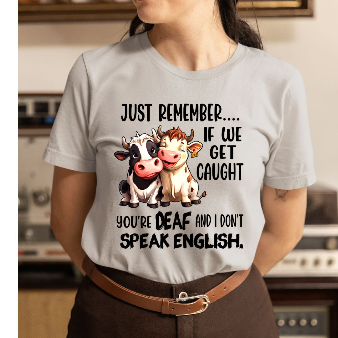 You're DEAF And I don't speak English. T-Shirt