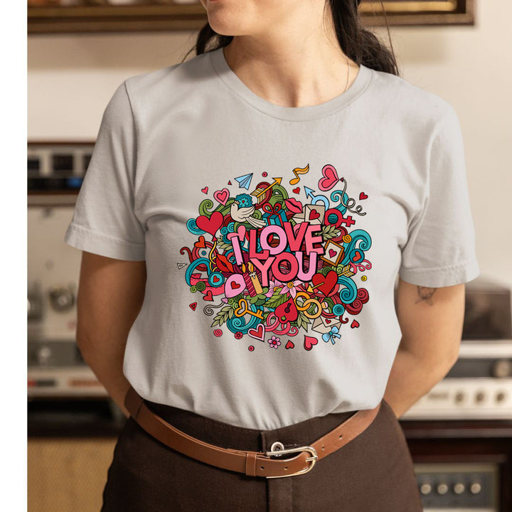 I LOVE YOU NEW (COLORFUL DESIGN) - Unisex T-Shirt
