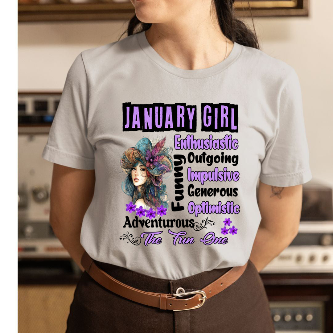 January Girl The Fun One  - Unisex T-Shirt