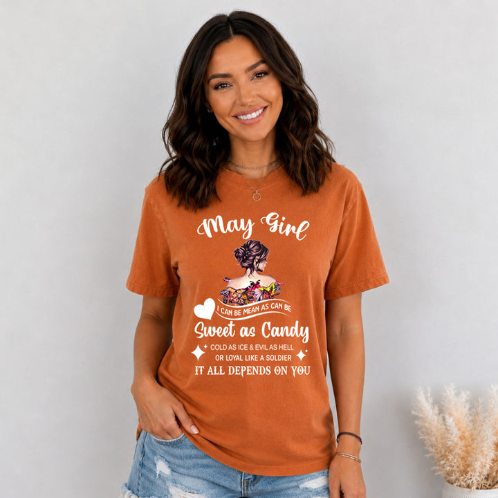May Girl Sweet As Candy - Bella Canvas