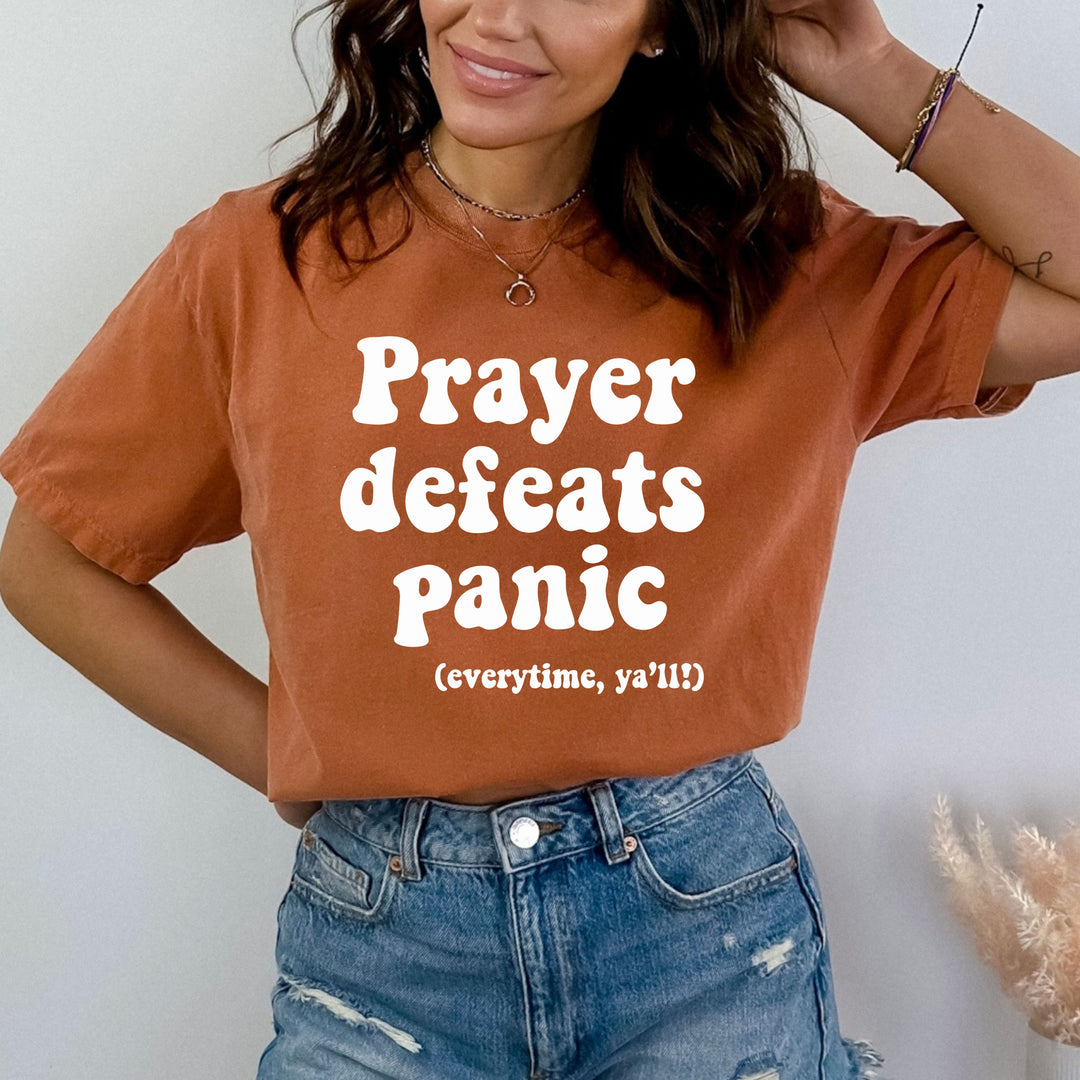 Prayer Defeats Panic - Bella canvas