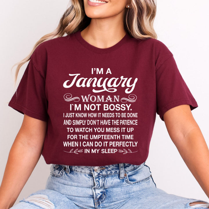 January Girl (I Can Do It Perfectly) - Bella Canvas