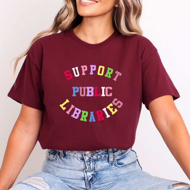 Support Public Libraries - Bella Canvas