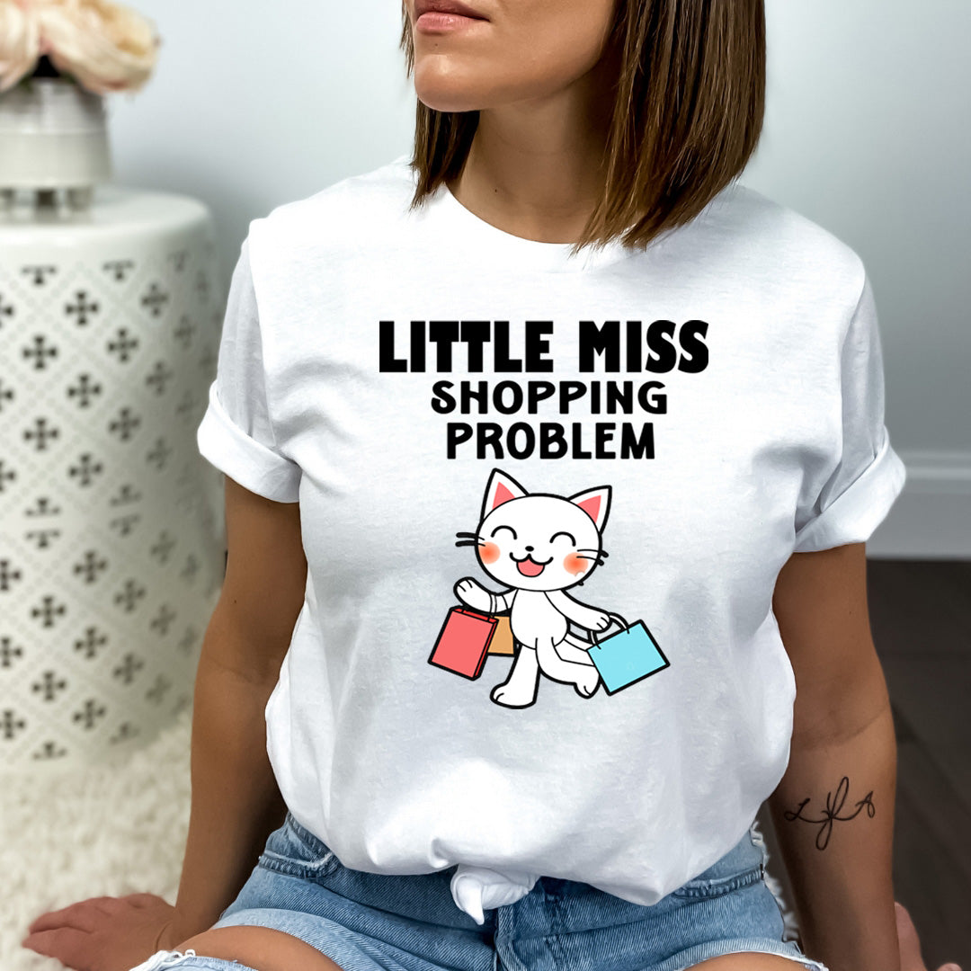 Little Miss Shopping Problem - Bella canvas