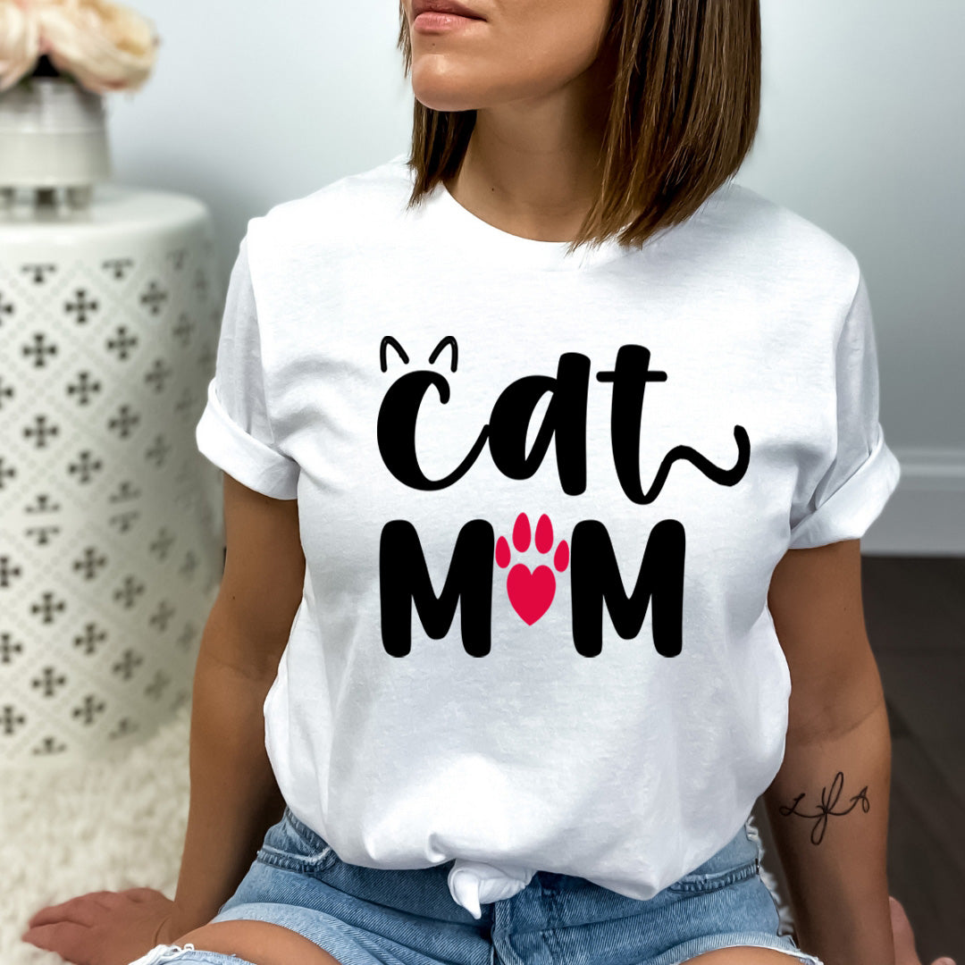 Cat Mom - Bella canvas