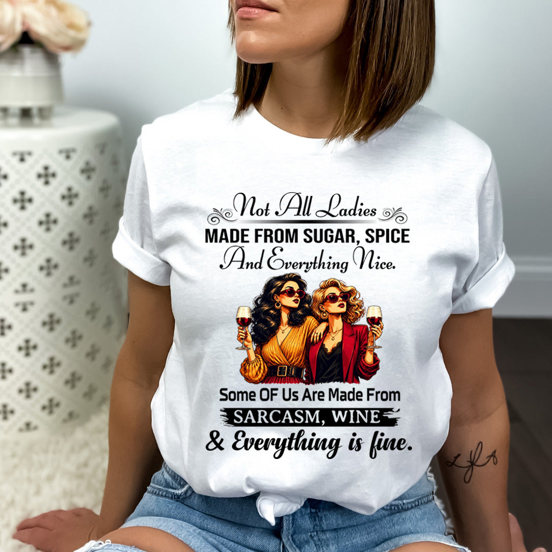 Sarcasm, Wine - Unisex T-Shirt