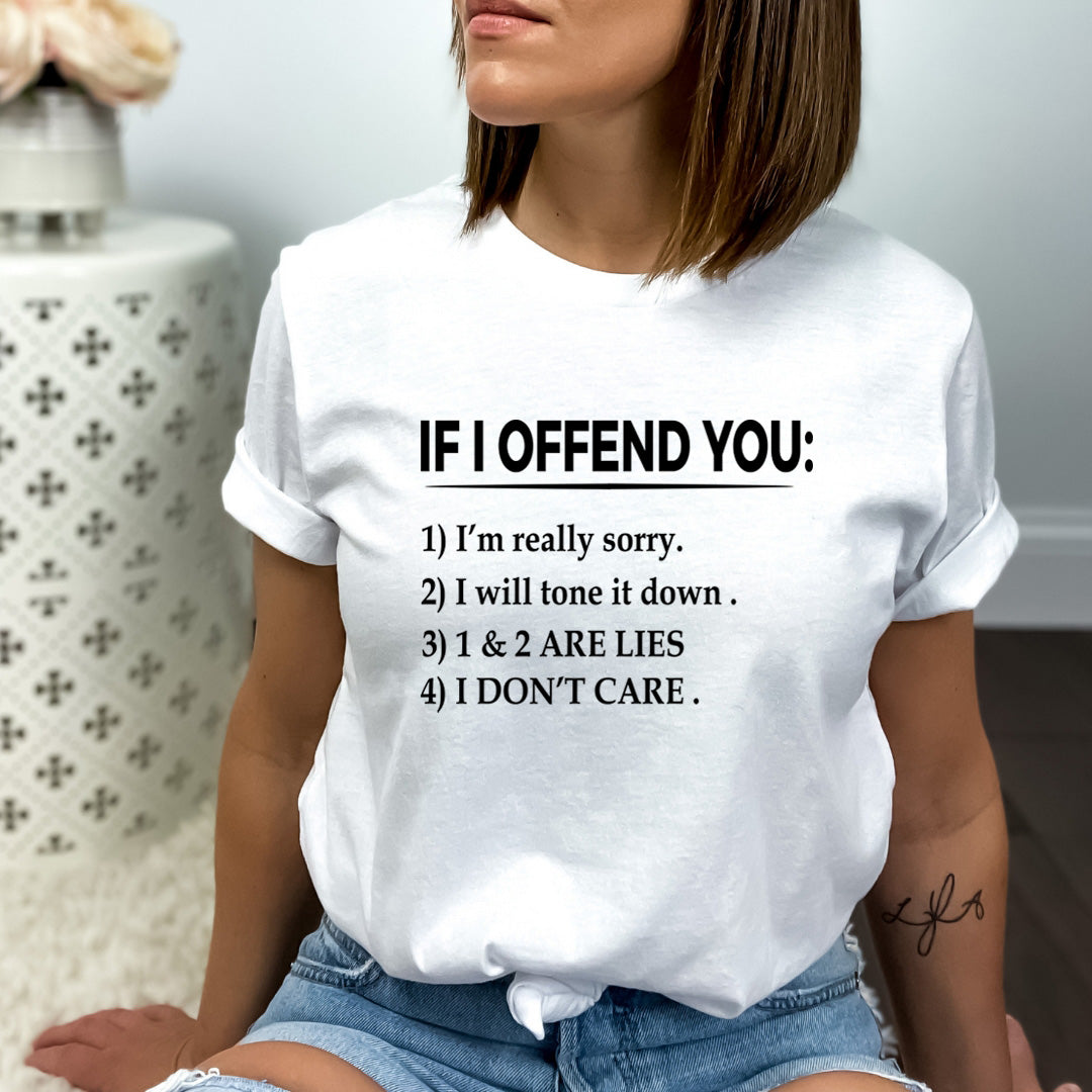 If I Offend You - Bella Canvas