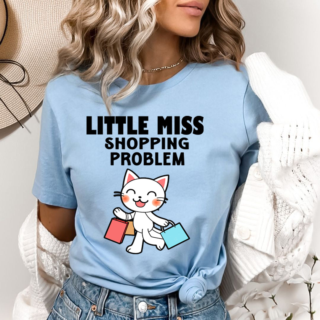Little Miss Shopping Problem - Bella canvas