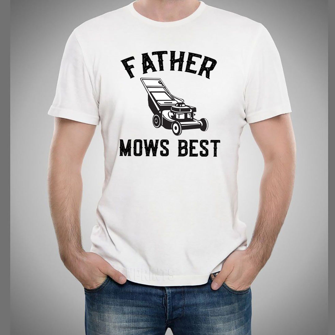 Father Mows Best - Men's Tee