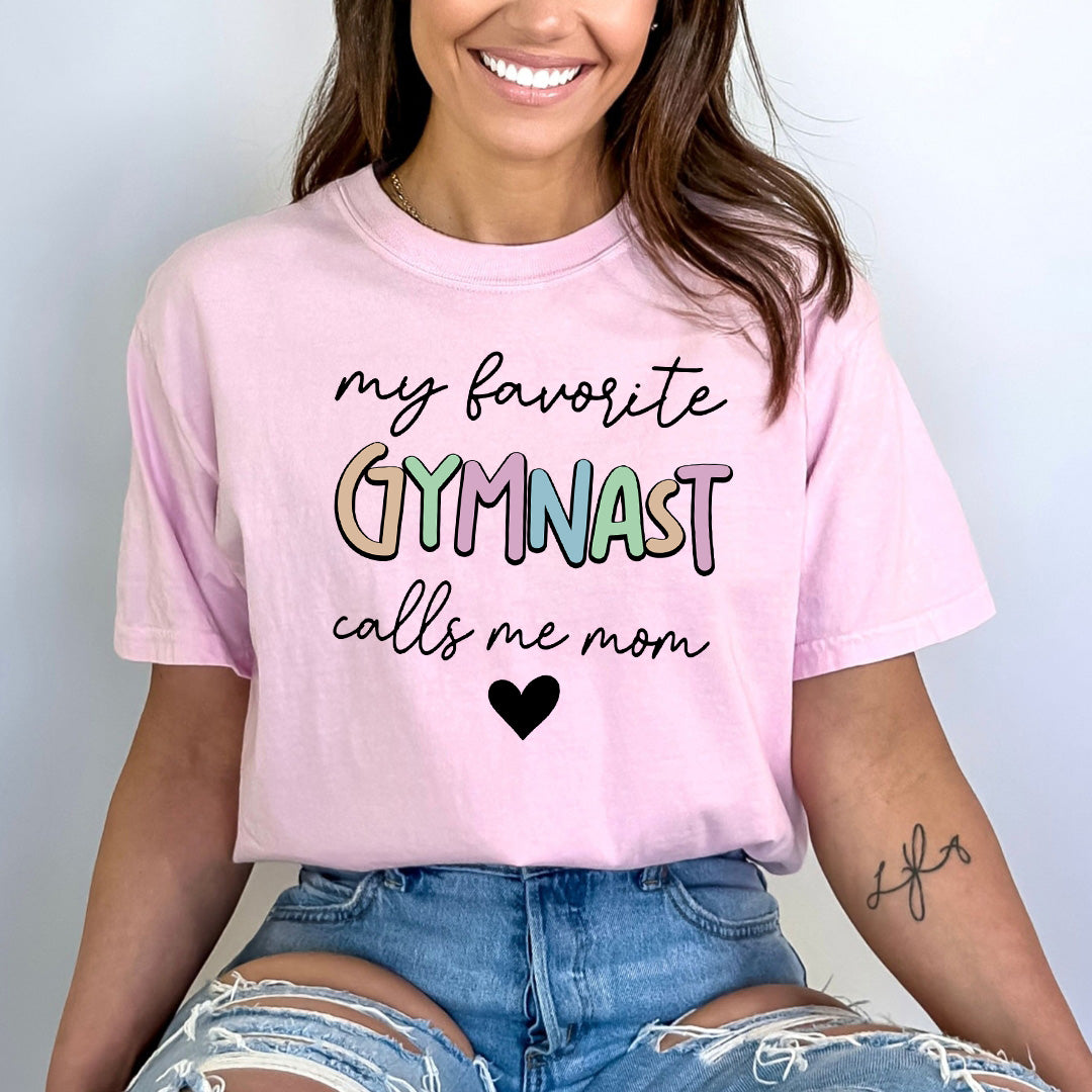 My Favorite Gymnast Calls Me Mom - Bella canvas