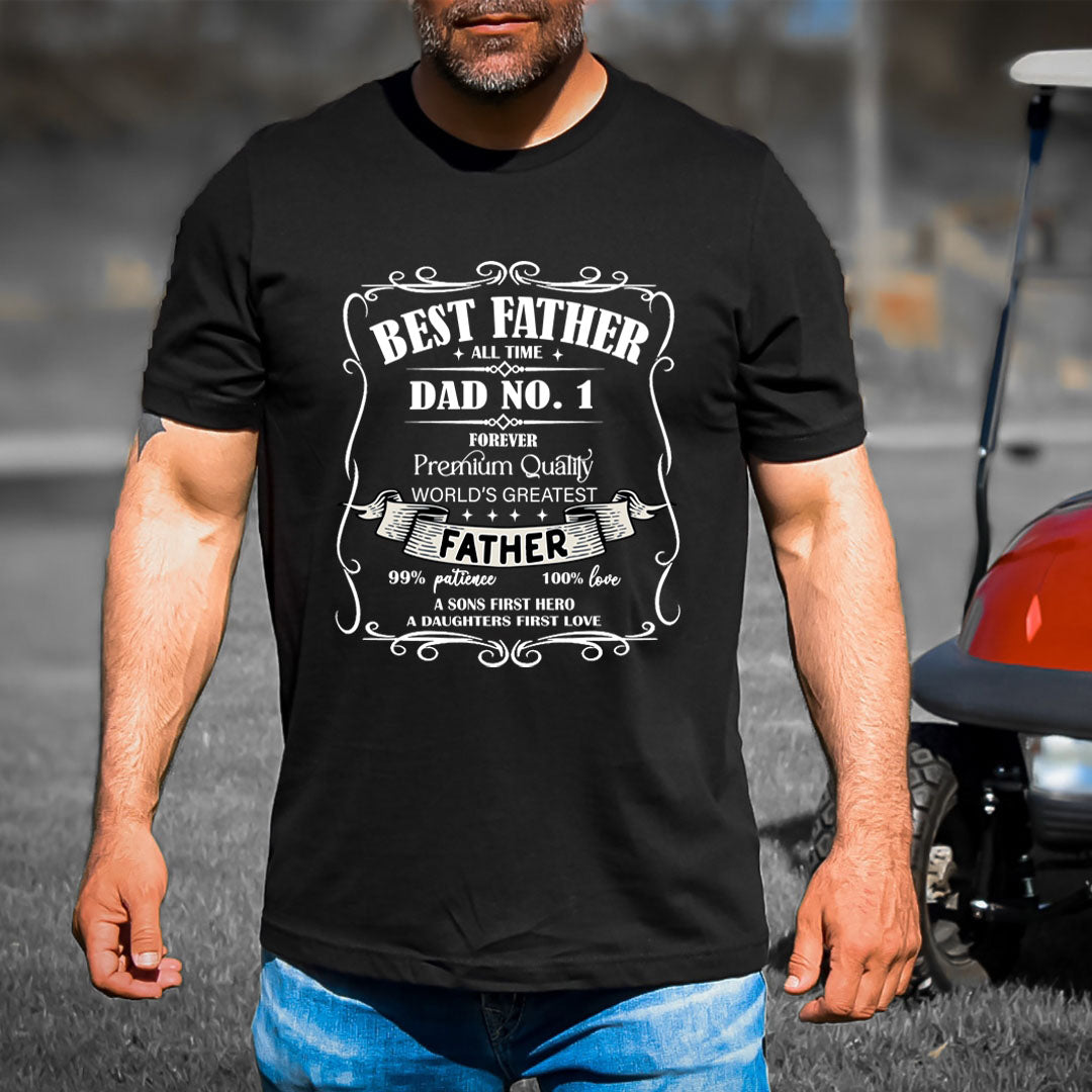 Best Father Dad No.1 - Men's Tee