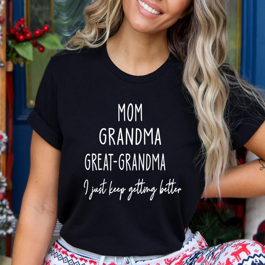 Mom Grandma Great - Grandma - T-Shirt