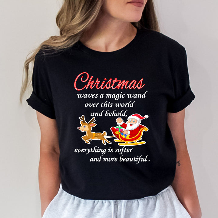 Christmas Waves A Magic Wand - Bella Canvas