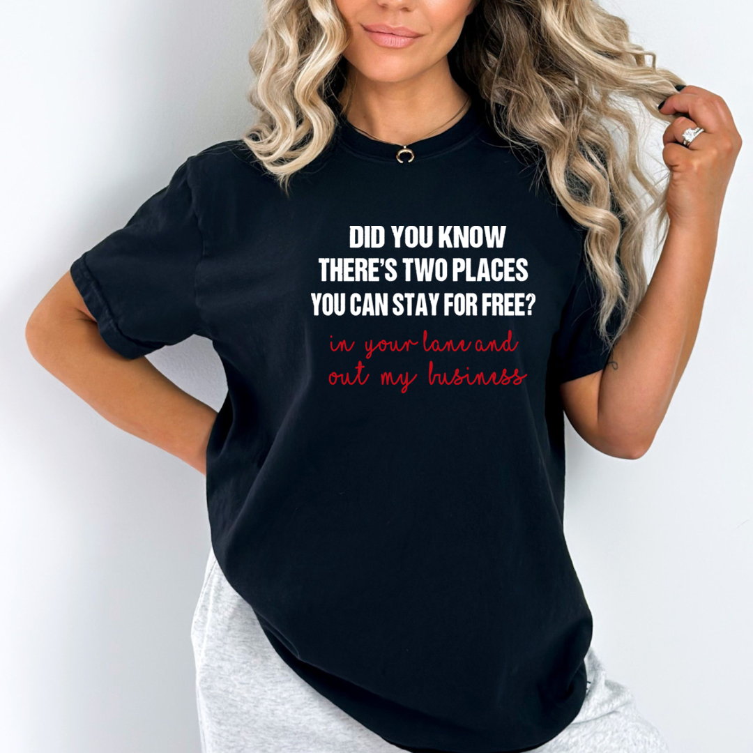 Did You know Two places Free - Unisex T-Shirt