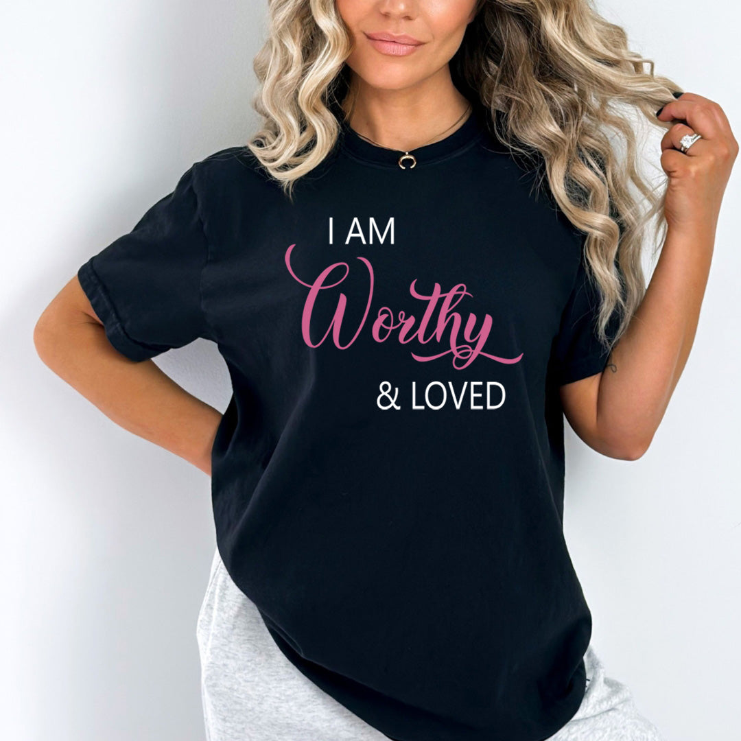 I Am Worthy & Loved - Bella Canvas