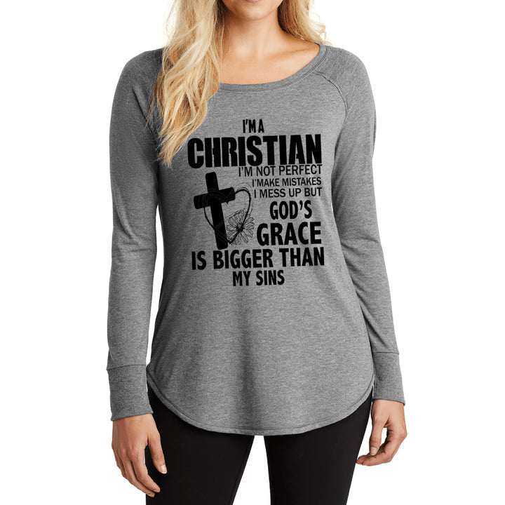 "I'M A CHRISTIAN -Stylish Long-Sleeve Tee