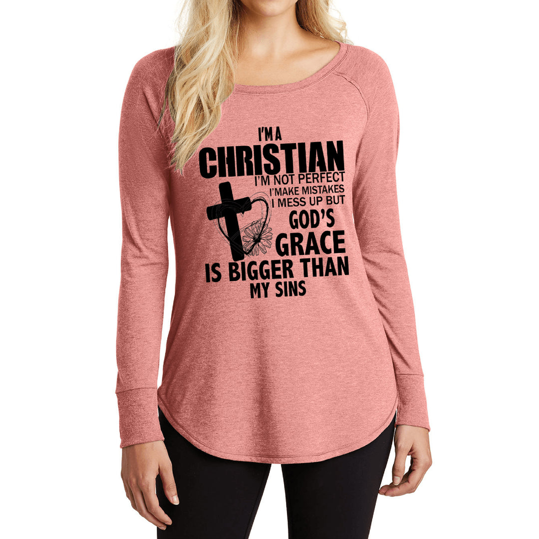 "I'M A CHRISTIAN -Stylish Long-Sleeve Tee