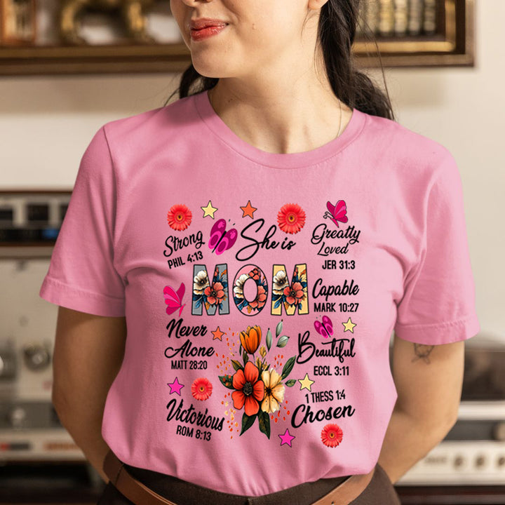 She is Mom Greatly Loved Capable Beautiful - Unisex T-Shirt