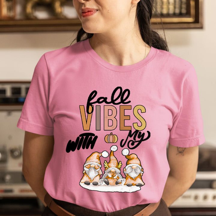 Vibes With My Gnomies - Unisex T-Shirt