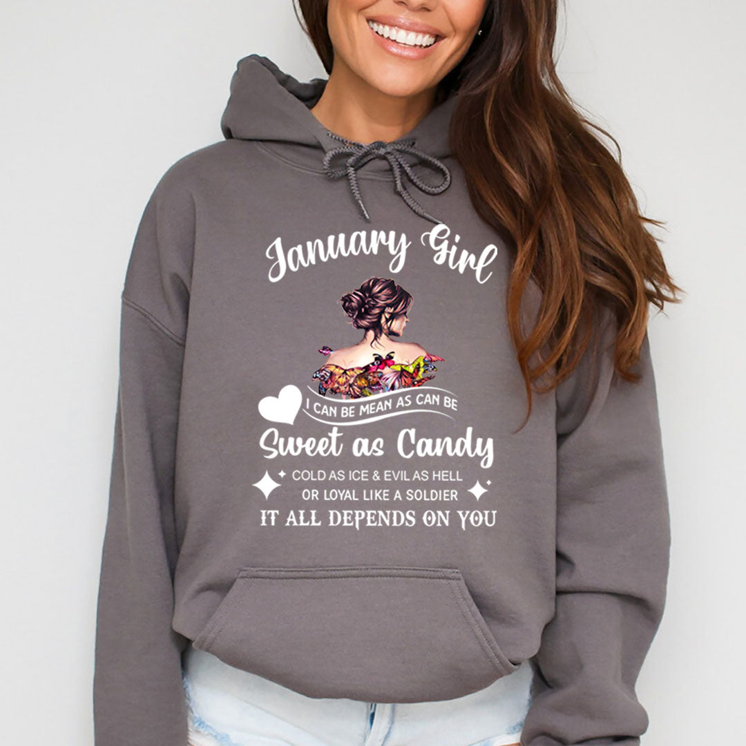 January Girl Sweet As Candy - Cozy & Soft.