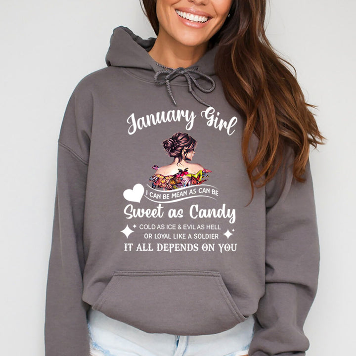 January Girl Sweet As Candy - Cozy & Soft.